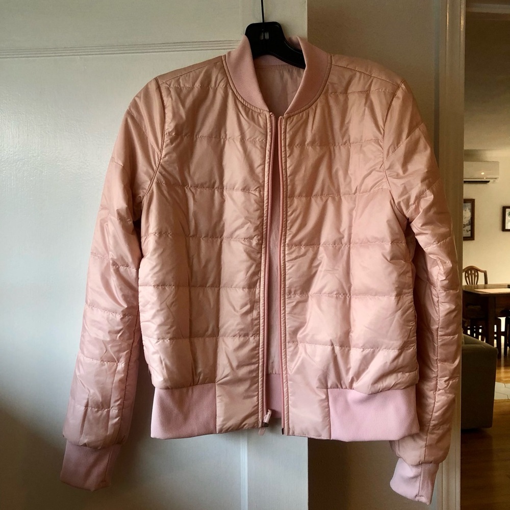 Lululemon non-stop reversible bomber jacket size 6